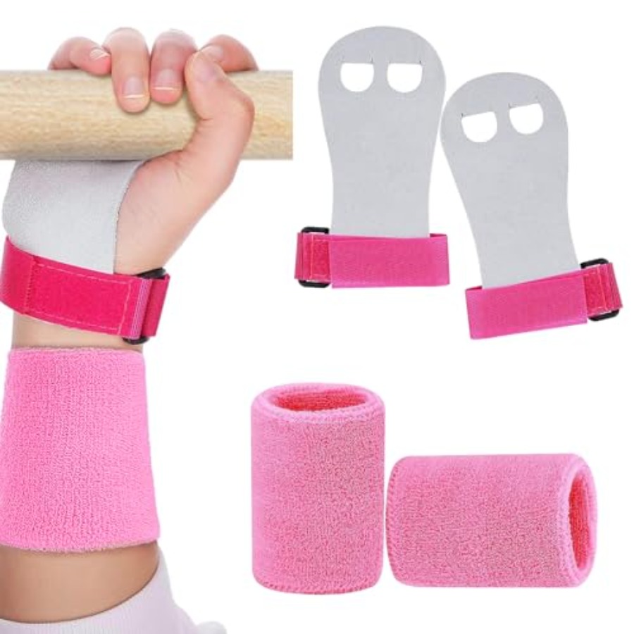 Sports Grip - 2 SZT. Gimnastyczne rękawice z ochraniaczami