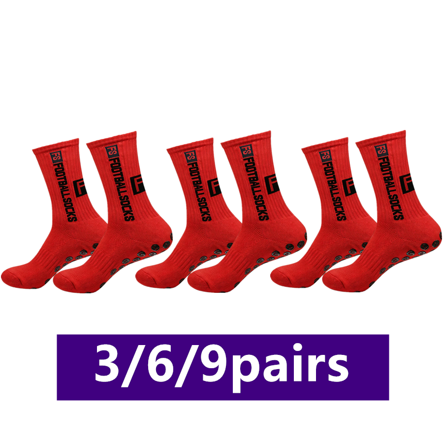 Sports Grip - 3/6/9 par unisexowych skarpet sportowych z
