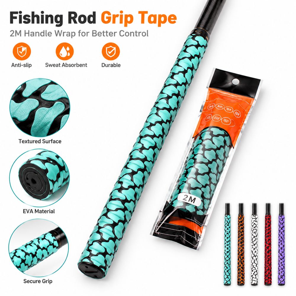 Badminton Grip - Antypoślizgowa taśma do mocowania wędki, taśma