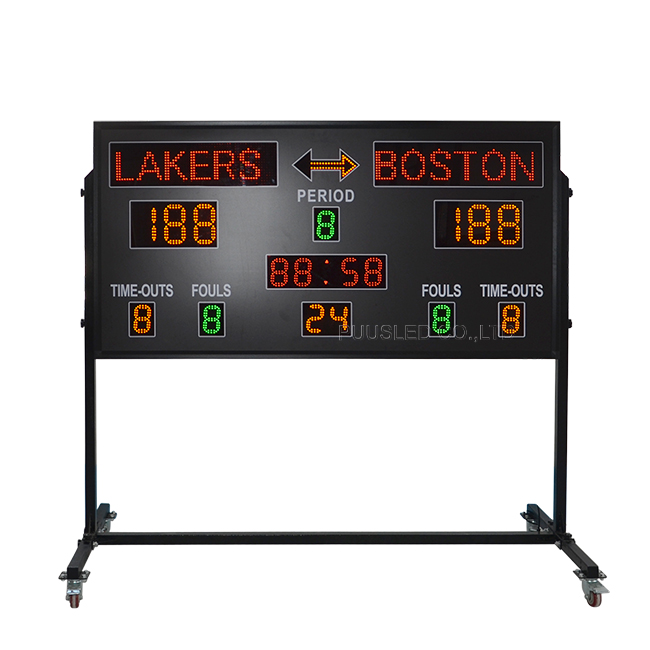 Scoreboard Digital - Tablica wyników do koszykówki, cyfrowa, przenośna,