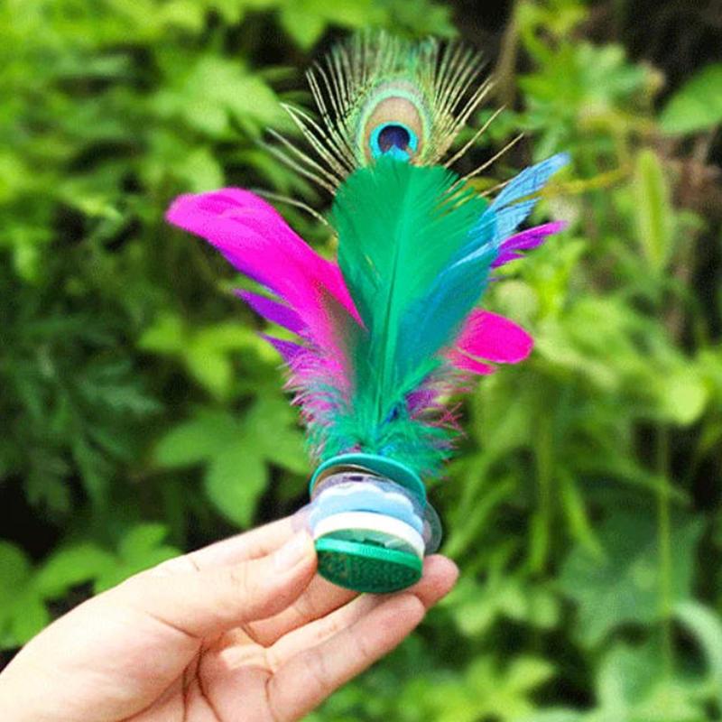 1 szt. Kolorowy lotek z piór,  – Feather Shuttlecock recenzja i cena