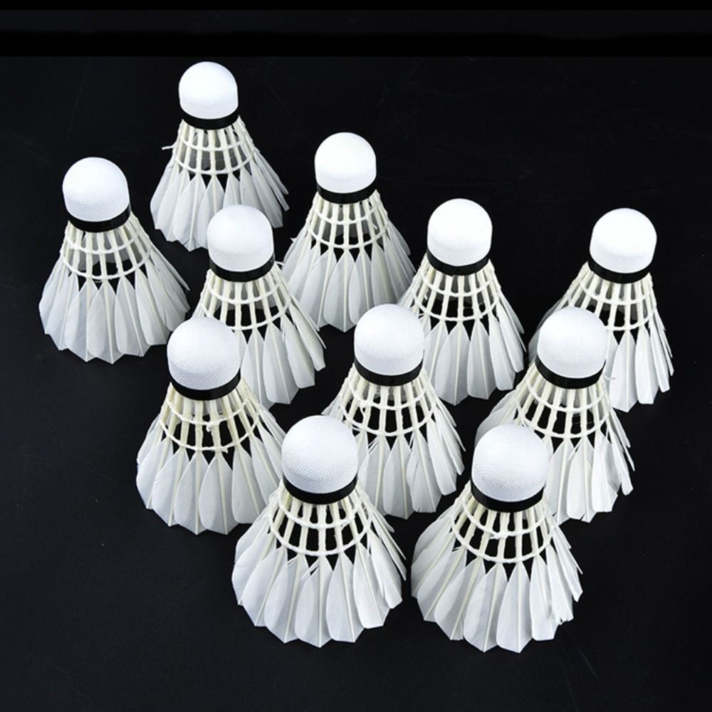 3/6/12 szt. Nowe białe lotki d – Feather Shuttlecock recenzja i cena