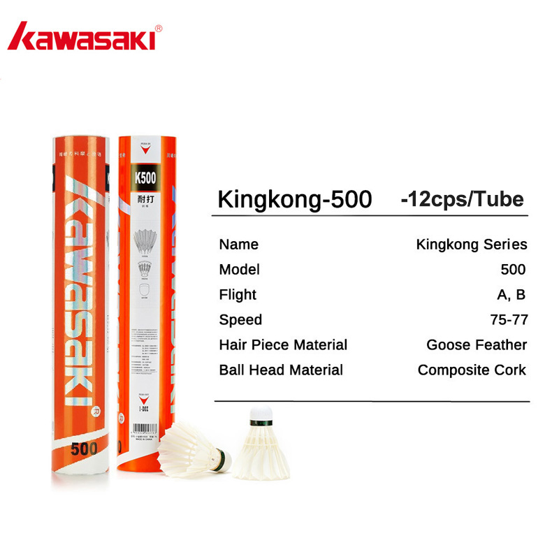 Kawasaki King Kong 500 / Queen – Feather Shuttlecock recenzja i cena